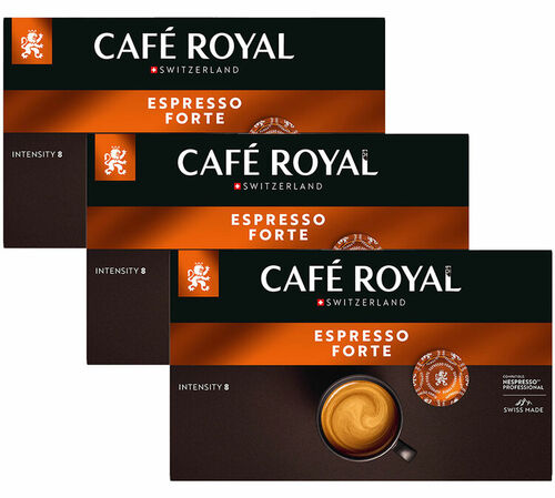 150 Nespresso* Pro Capsules Espresso Forte &ndash; CAFE ROYAL