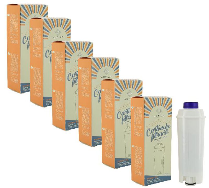 ARFIZE - Filtro Acqua Compatibile con DeLonghi / Smeg - ACF 11D x 6 image number 0
