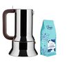 Alessi 9090 6-cup moka pot for induction hobs, designed by Richard Sapper + Caf&eacute; Lugat image number 0