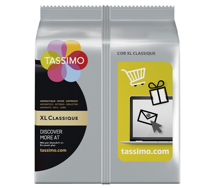 Tassimo L'OR XL Classique Coffee Pods 10 Packs (160 Drinks) image number 1