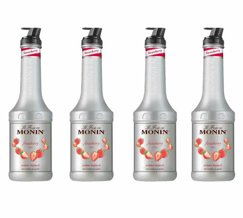 4x1L Pur&eacute;e de Fruit Monin - Fraise