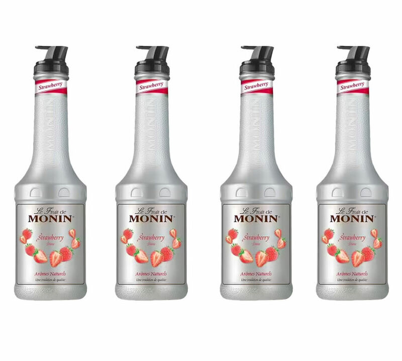 4x1L Pur&eacute;e de Fruit Monin - Fraise image number 0