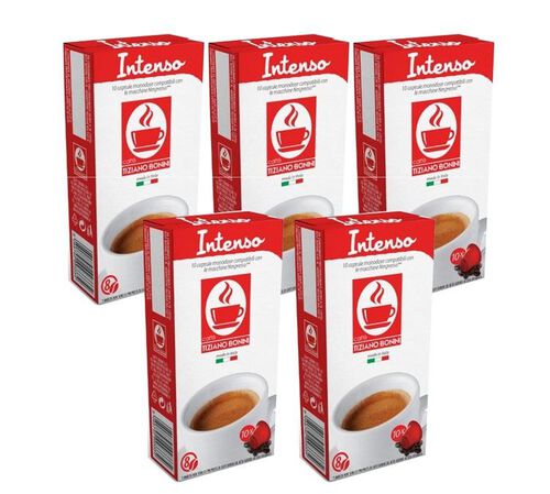 Caff&egrave; Bonini Intenso capsules compatible with Nespresso&reg; x50