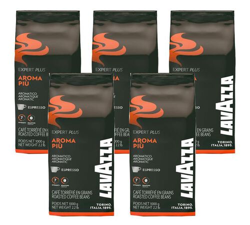 5Kg caf&eacute; en grain Aroma Piu - Lavazza