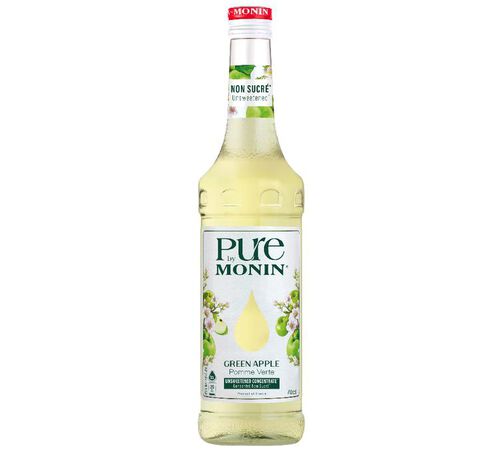 Pure by Monin Green Apple Konzentrat ohne Zuckerzusatz, 0,7L