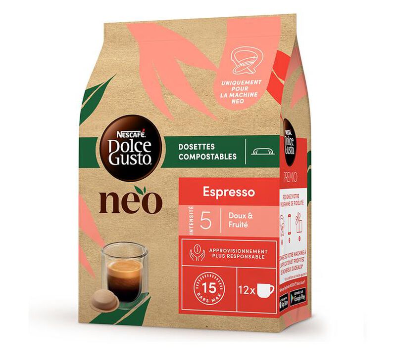 12 cialde Nescafe* Dolce Gusto* NEO Espresso image number 0
