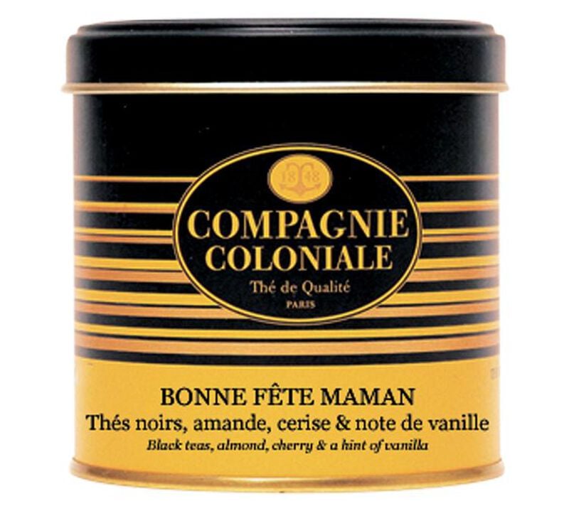 Boite Luxe Th&eacute; Noir Bonne F&ecirc;te Maman - Vrac 100 g - COMPAGNIE & CO image number 0