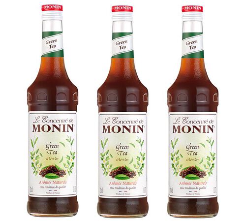 Concentr&eacute; Monin - Th&eacute; Vert - 3 x 70 cl