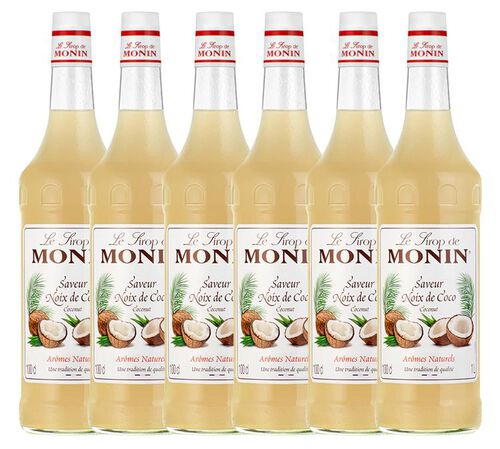 Sirop Coco + pompe doseuse 6 x 1 L - MONIN