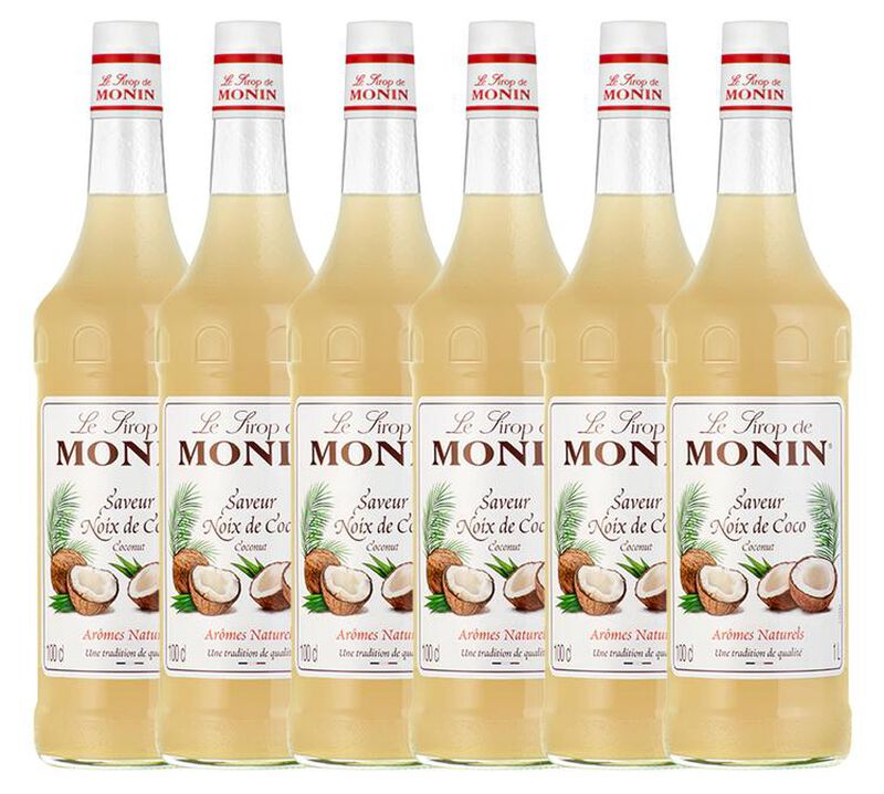 Sirop Coco + pompe doseuse 6 x 1 L - MONIN image number 0