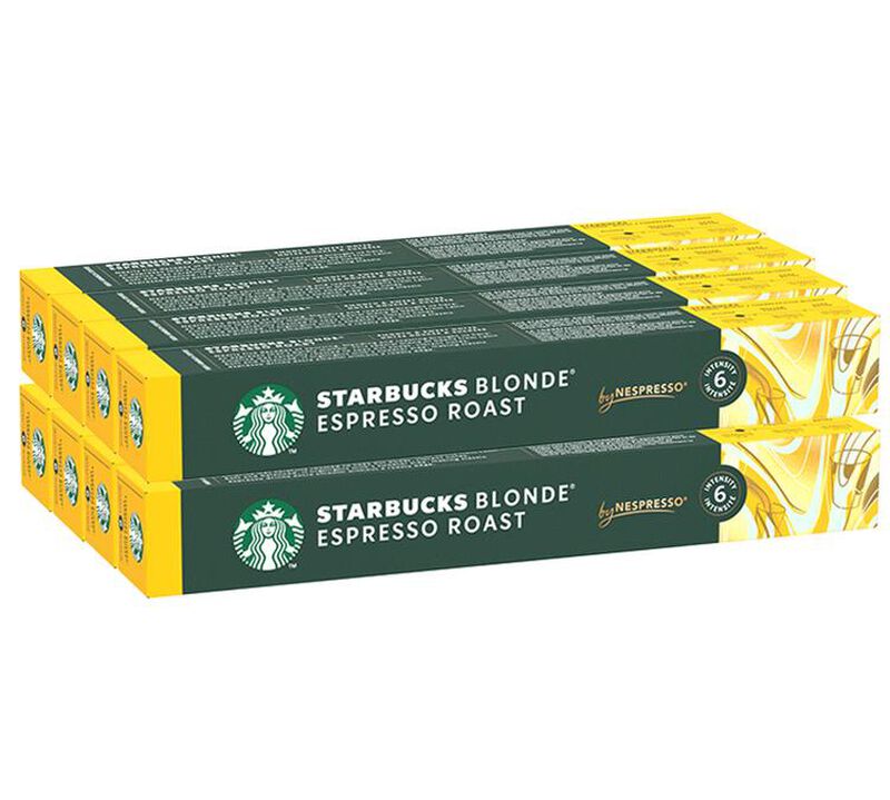 80 Nespresso* Original Compatible Capsules Blonde Espresso Roast &ndash; STARBUCKS image number 0