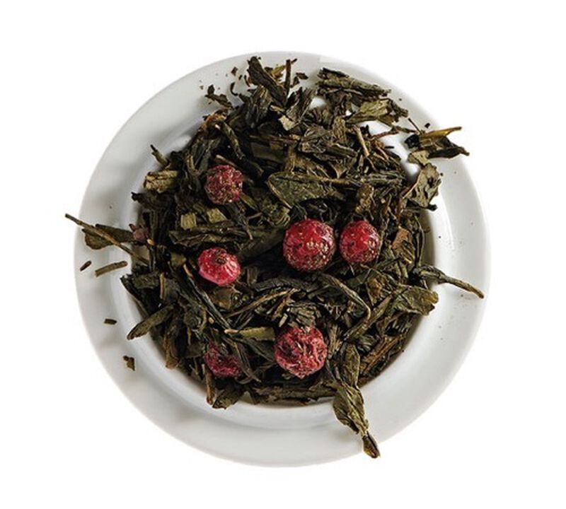 Connivence fruity Green Tea - 20 chiffon tea bags - Comptoir Fran&ccedil;ais du Th&eacute; image number 1