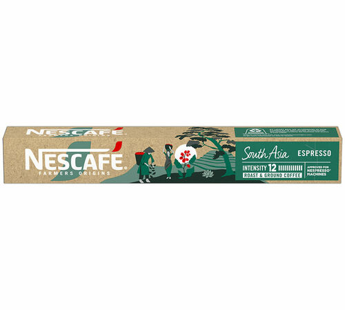 10 Nespresso* Original Compatible Capsules South Asia - NESCAFE FARMERS ORIGINS