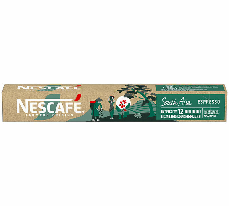 10 Nespresso* Original Compatible Capsules South Asia - NESCAFE FARMERS ORIGINS image number 0