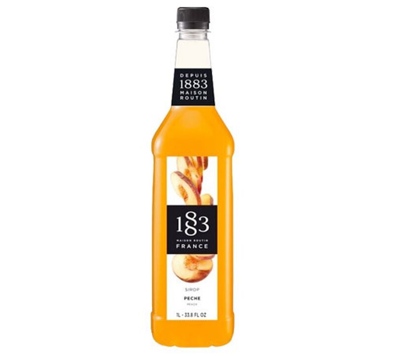 Sirop 1883 Routin P&ecirc;che - Bouteille plastique - 1L image number 0