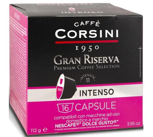 16 Nescaf&eacute;* Dolce Gusto* Compatible Pods Gran Riserva Intenso &ndash; CORSINI