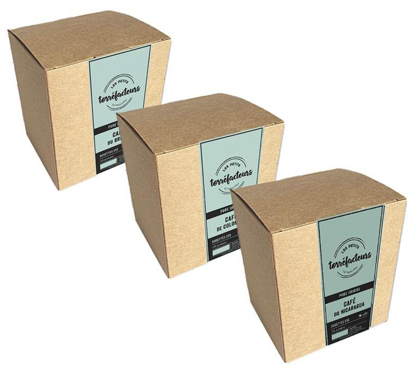 Pack 150 dosettes ESE Pure-Origine - LES PETITS TORREFACTEURS image number 0