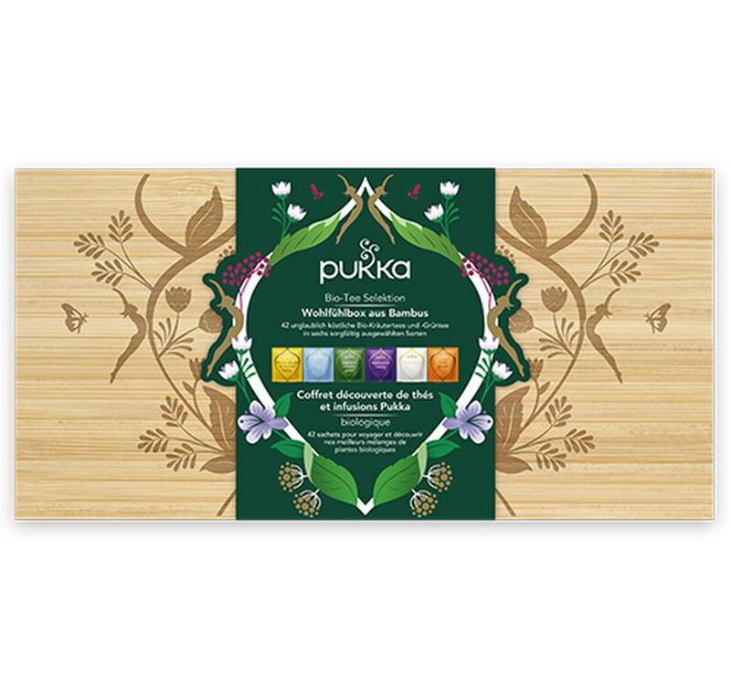 Coffret Bambou Th&eacute;s Bio - 6 x 7 sachets - PUKKA image number 3