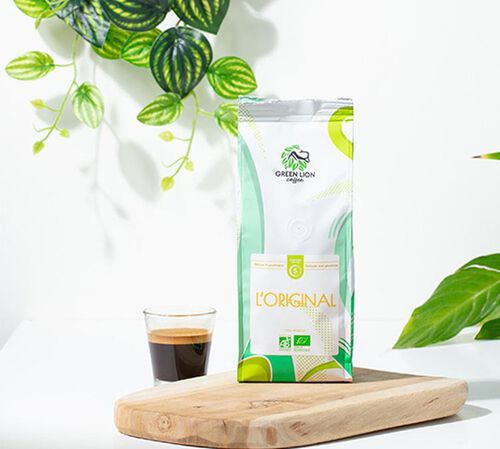 2 kg - Caf&eacute; en grain - L'Original Bio - M&eacute;daill&eacute; Meilleur Produit Bio - GREEN LION COFFEE image number 2