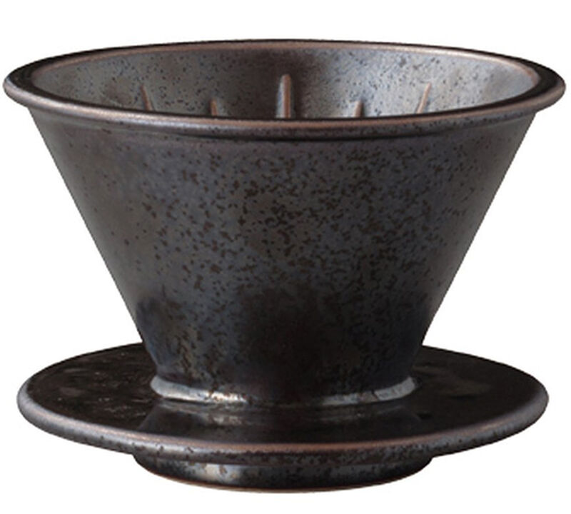 Black 2-cup Kinto Dripper SCS-S01 image number 0