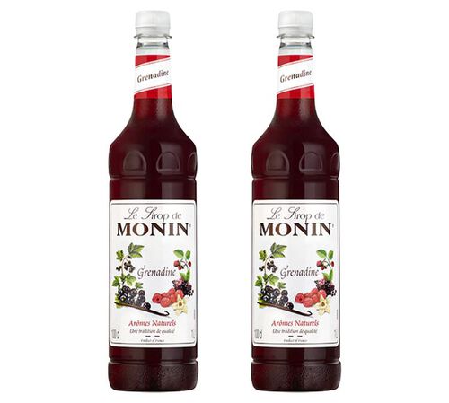 Sirop Monin Grenadine - Bouteille plastique -2 x 1L