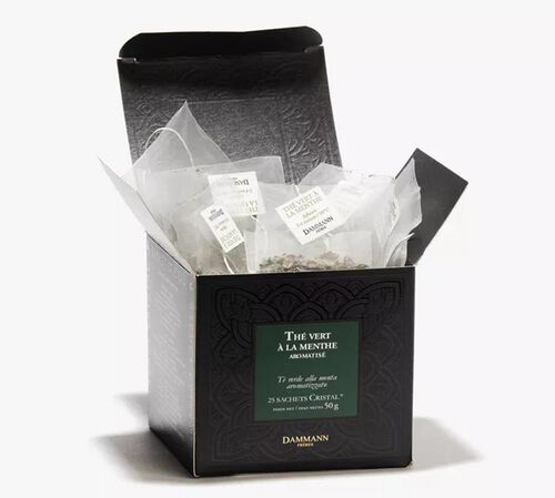 Dammann Fr&egrave;res - T&egrave; verde alla menta - 25 bustine cristal