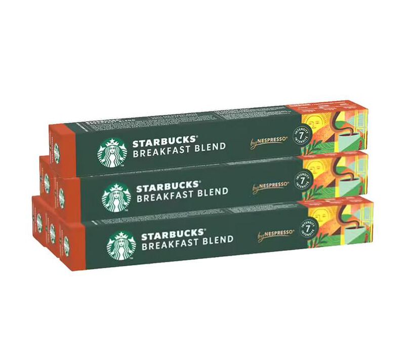 60 Nespresso* Original Compatible Capsules Breakfast Blend &ndash; STARBUCKS image number 0