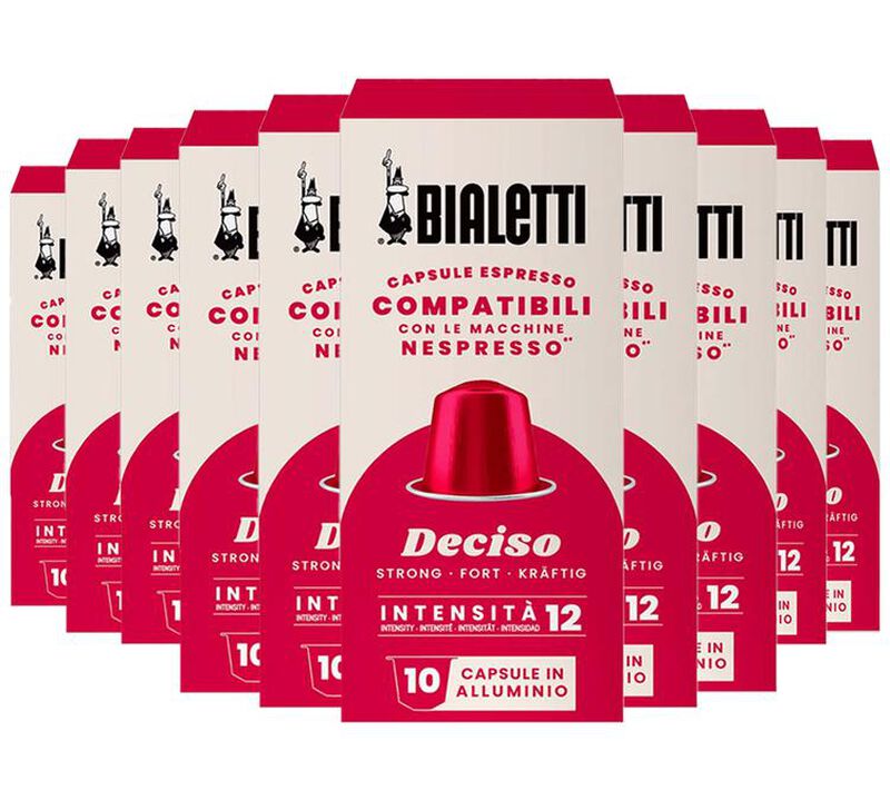 Bialetti Nespresso* Original Compatible Capsules Deciso x 100 image number 0