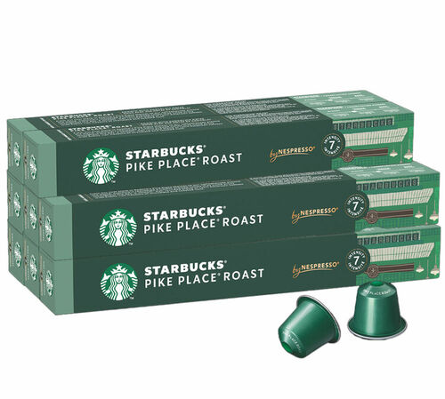 80 Nespresso* Original Compatible Capsules Pike Place &ndash; STARBUCKS