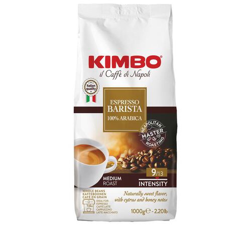 Kimbo 100% arabica Espresso Barista Coffee Beans - 1 kg