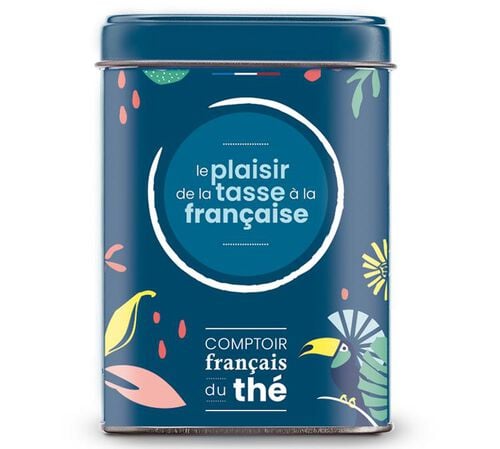 Bo&icirc;te &agrave; th&eacute; vide - 100g - COMPTOIR FRAN&Ccedil;AIS DU TH&Eacute;