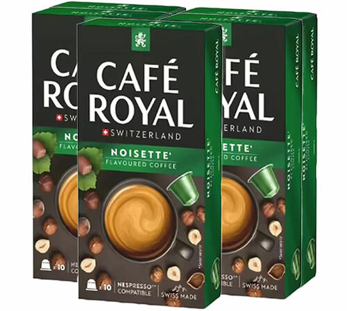 50 Nespresso* Original Compatible Capsules Noisette &ndash; CAFE ROYAL