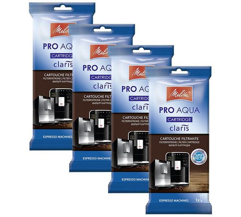 Melitta Pro Aqua Claris Water Filter Cartridge - x4 image number 0