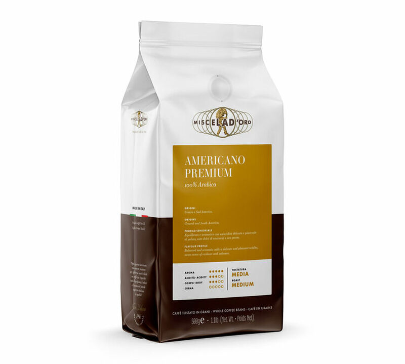 Miscela d'Oro Coffee Beans Americano Premium - 500g (best before 02/08/2025) image number 0
