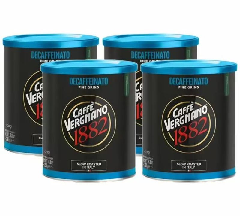 Caff&egrave; Vergnano Decaf Ground Coffee Decaffeinato - 4 x 250g image number 0