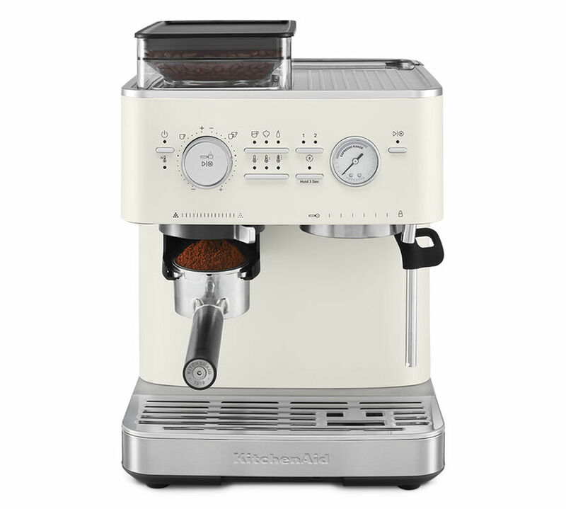 KitchenAid 5KES6551EPL Macchina semi automatica con macinacaff&egrave; Beige image number 3