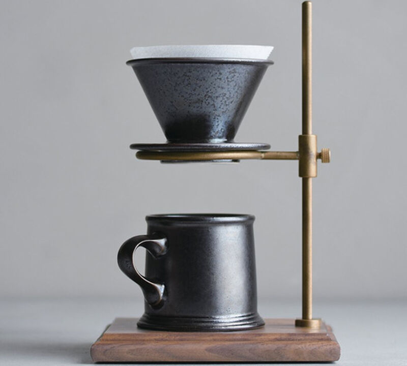 Black 2-cup Kinto Dripper SCS-S01 image number 3