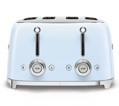 Grille-pain Smeg TSF03PBEU 4 tranches Bleu Azur image number 4