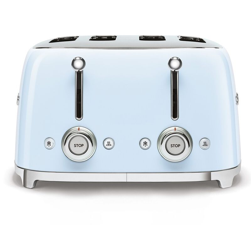 Toaster 4 tranches Ann&eacute;es 50 Bleu Azur - SMEG - Parfait &eacute;tat image number 4