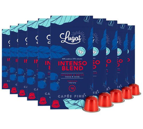 x100 Italian Blend capsules by Caf&eacute;s Lugat for Nespresso