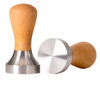 ROK Tamper 49.7mm stainless steel and beech wood image number 0