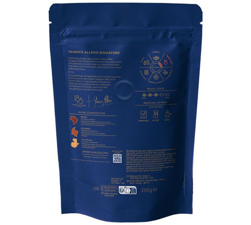 1895 Coffee Designers by Lavazza Specialty Coffee Beans - Yannick All&eacute;no Signature - 250g image number 1
