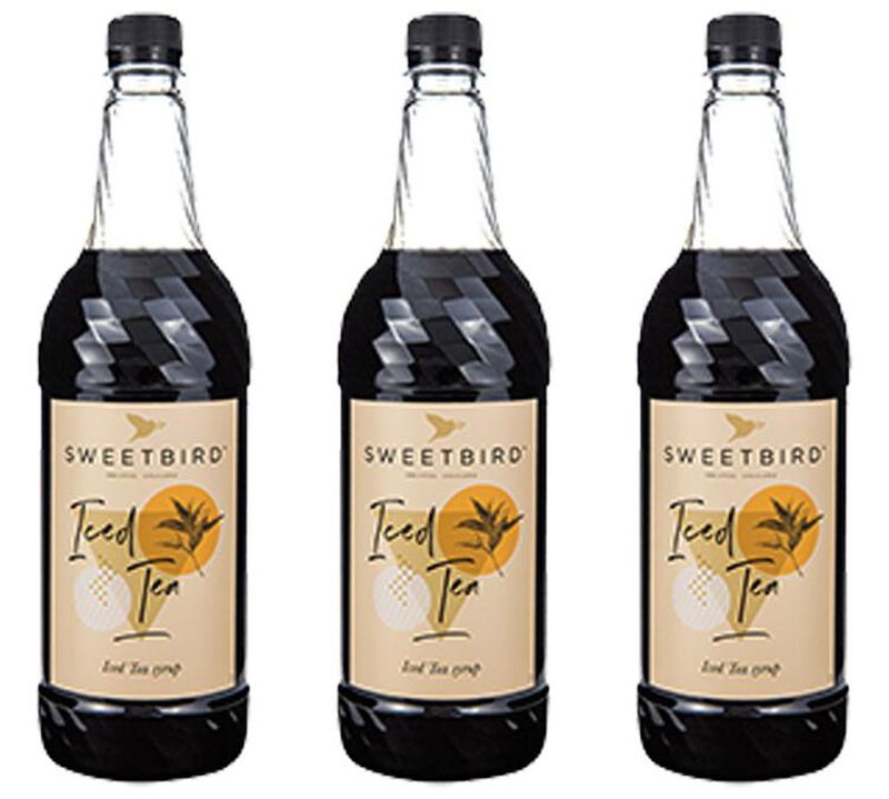 Lot de 3 Sirops Iced Tea 3 x 1L - SWEETBIRD DLUO 28.03.2026 image number 0