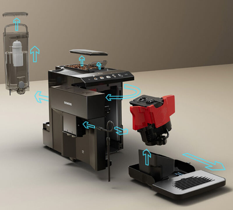 Expresso Broyeur SIEMENS EQ.500 C TP511R09 Classic image number 8
