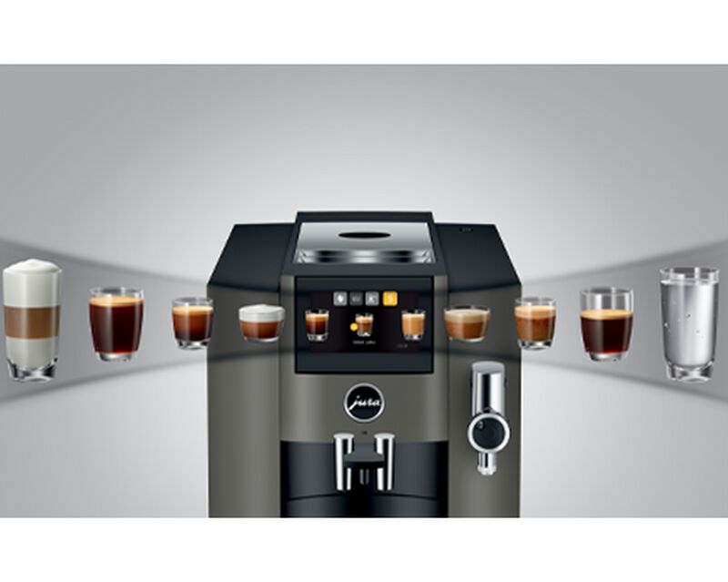 Jura - Kaffeevollautomat S8 EB Dark Inox - Smart Connect inklusive image number 4
