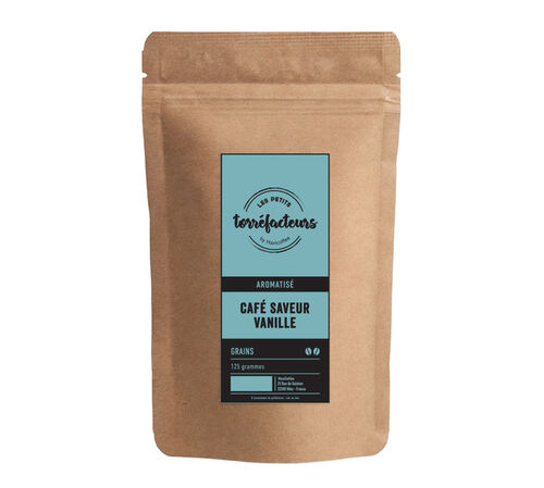 Les Petits Torr&eacute;facteurs - Vanilla flavoured coffee beans - 125g