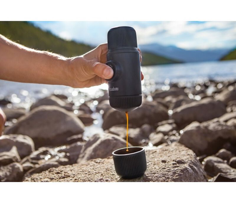 Wacaco Nanopresso GR Portable Coffee Maker Black + Travel Case image number 3