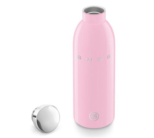 Bouteille isotherme double paroi rose WBF01PK - Ann&eacute;es 50 - 50 cl- SMEG image number 2