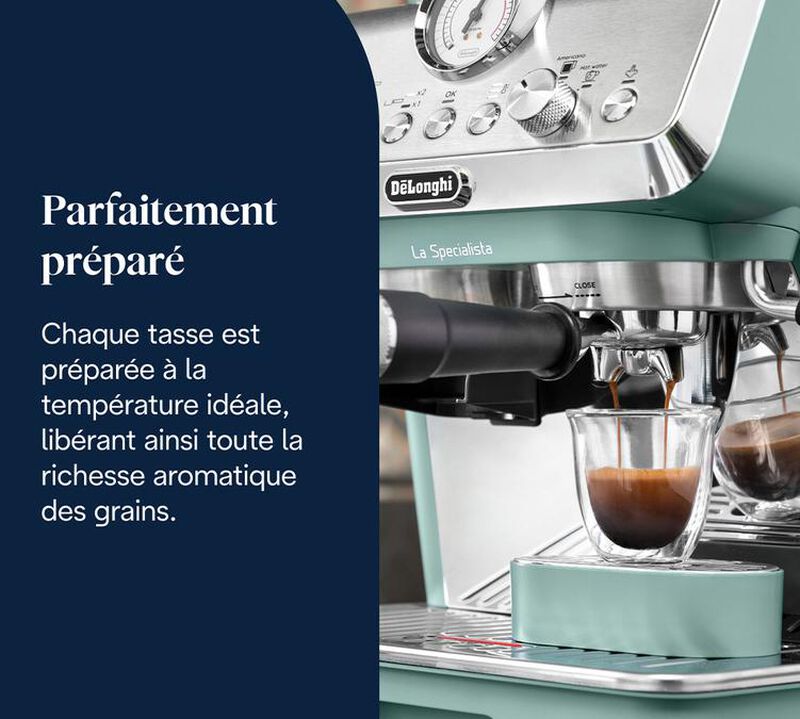 DeLonghi La Specialista Arte EC9155.GR Green + Kit Barista image number 9