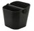 Knock box TIAMO noire pour marc de caf&eacute; et dosettes image